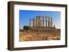 Temple of Poseidon, Cape Sounion, Attica, Greece-Marco Simoni-Framed Photographic Print