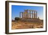 Temple of Poseidon, Cape Sounion, Attica, Greece-Marco Simoni-Framed Photographic Print