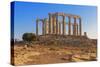 Temple of Poseidon, Cape Sounion, Attica, Greece-Marco Simoni-Stretched Canvas