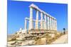 Temple of Poseidon, Cape Sounion, Attica, Greece-Marco Simoni-Mounted Photographic Print