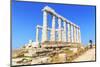 Temple of Poseidon, Cape Sounion, Attica, Greece-Marco Simoni-Mounted Photographic Print