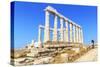 Temple of Poseidon, Cape Sounion, Attica, Greece-Marco Simoni-Stretched Canvas