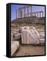 Temple of Poseidon, Cape Sounion, Greece-Ken Gillham-Framed Stretched Canvas