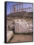 Temple of Poseidon, Cape Sounion, Greece-Ken Gillham-Framed Stretched Canvas