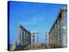 Temple of Poseidon in Greece-Paul Souders-Stretched Canvas