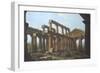 Temple of Poseidon in Paestum-Antonio Joli-Framed Giclee Print