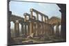 Temple of Poseidon in Paestum-Antonio Joli-Mounted Giclee Print
