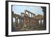 Temple of Poseidon in Paestum-Antonio Joli-Framed Giclee Print