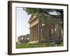 Temple of Poseidon,Temple of Hera Beyond, Paestum, Campania, Italy-Marco Cristofori-Framed Photographic Print