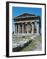 Temple of Poseidon-null-Framed Photographic Print