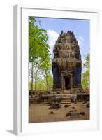 Temple of Prasat Neang Khmau, Dated 9th to 12th Century, Temple Complex of Koh Ker-Nathalie Cuvelier-Framed Photographic Print