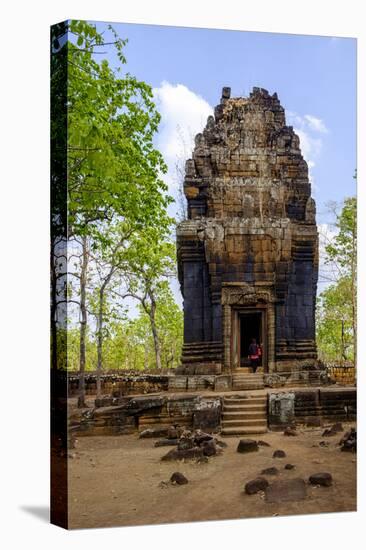 Temple of Prasat Neang Khmau, Dated 9th to 12th Century, Temple Complex of Koh Ker-Nathalie Cuvelier-Stretched Canvas