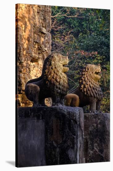 Temple of Prasat Tao Build by King Jayavarman Ii Dated 9th Century, Sambor Prei Kuk-Nathalie Cuvelier-Stretched Canvas