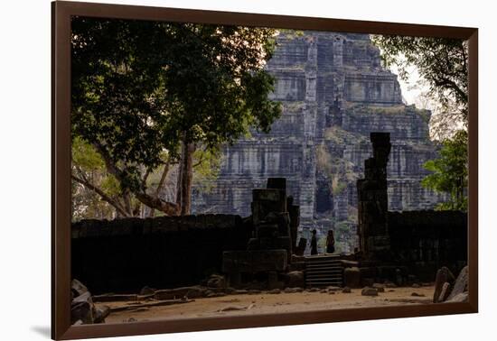 Temple of Prasat Thom (Prasat Kompeng), Dated 9th to 12th Century, Temple Complex of Koh Ker-Nathalie Cuvelier-Framed Photographic Print