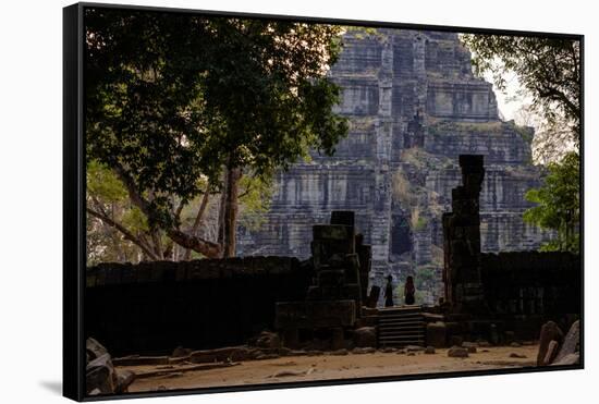 Temple of Prasat Thom (Prasat Kompeng), Dated 9th to 12th Century, Temple Complex of Koh Ker-Nathalie Cuvelier-Framed Stretched Canvas