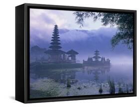 Temple of Pura Ulun Danu Bratan, Bali, Indonesia, Asia-Bruno Morandi-Framed Stretched Canvas