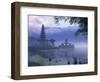 Temple of Pura Ulun Danu Bratan, Bali, Indonesia, Asia-Bruno Morandi-Framed Photographic Print