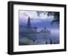 Temple of Pura Ulun Danu Bratan, Bali, Indonesia, Asia-Bruno Morandi-Framed Photographic Print