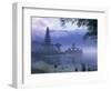 Temple of Pura Ulun Danu Bratan, Bali, Indonesia, Asia-Bruno Morandi-Framed Photographic Print