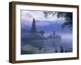 Temple of Pura Ulun Danu Bratan, Bali, Indonesia, Asia-Bruno Morandi-Framed Photographic Print