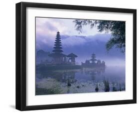 Temple of Pura Ulun Danu Bratan, Bali, Indonesia, Asia-Bruno Morandi-Framed Photographic Print