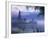 Temple of Pura Ulun Danu Bratan, Bali, Indonesia, Asia-Bruno Morandi-Framed Photographic Print