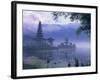 Temple of Pura Ulun Danu Bratan, Bali, Indonesia, Asia-Bruno Morandi-Framed Photographic Print