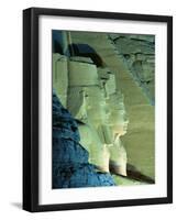 Temple of Ramasses (Ramses) II (Ramses the Great), at Night, Abu Simbel, Nubia, Egypt, Africa-Sylvain Grandadam-Framed Photographic Print