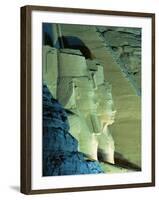 Temple of Ramasses (Ramses) II (Ramses the Great), at Night, Abu Simbel, Nubia, Egypt, Africa-Sylvain Grandadam-Framed Photographic Print