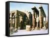 Temple of Rameses II, Luxor, Egypt, 20th Century-null-Framed Stretched Canvas