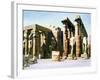 Temple of Rameses II, Luxor, Egypt, 20th Century-null-Framed Giclee Print