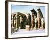 Temple of Rameses II, Luxor, Egypt, 20th Century-null-Framed Giclee Print