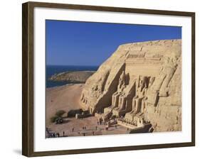 Temple of Re-Herakhte Built for Ramses II, Abu Simel, Nubia, Egypt-null-Framed Photographic Print