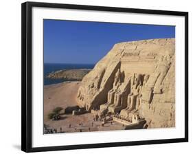 Temple of Re-Herakhte Built for Ramses II, Abu Simel, Nubia, Egypt-null-Framed Photographic Print