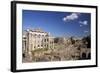 Temple of Saturn and Roman Forum, UNESCO World Heritage Site, Rome, Lazio, Italy, Europe-Peter-Framed Photographic Print