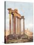 Temple of Saturn, Forum-Alberto Pisa-Stretched Canvas