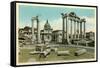 Temple of Saturn, Roman Forum-null-Framed Stretched Canvas