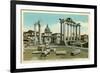 Temple of Saturn, Roman Forum-null-Framed Art Print