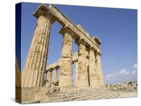 Temple of Selinunte, Sicily, Italy, Europe-Jean Brooks-Stretched Canvas
