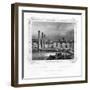 Temple of Serapis at Pozzuoli, Italy, 19th Century-J Poppel-Framed Giclee Print