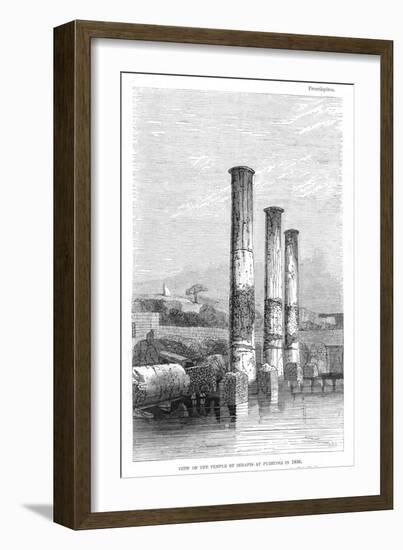 Temple of Serapis at Puzzuoli in 1183, Charles Lyell-Charles Lyell-Framed Giclee Print