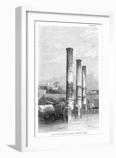 Temple of Serapis at Puzzuoli in 1183, Charles Lyell-Charles Lyell-Framed Giclee Print