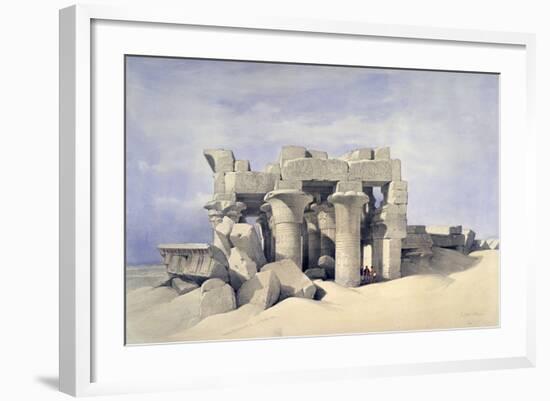 Temple of Sobek and Haroeris at Kom Ombo, 19th Century-David Roberts-Framed Giclee Print