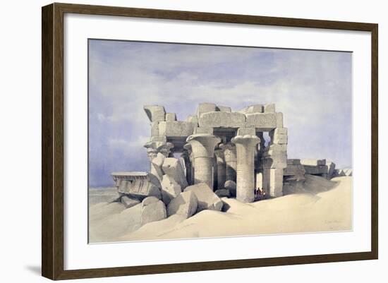 Temple of Sobek and Haroeris at Kom Ombo, 19th Century-David Roberts-Framed Giclee Print