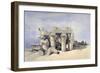 Temple of Sobek and Haroeris at Kom Ombo, 19th Century-David Roberts-Framed Giclee Print