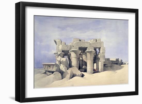 Temple of Sobek and Haroeris at Kom Ombo, 19th Century-David Roberts-Framed Giclee Print