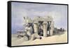 Temple of Sobek and Haroeris at Kom Ombo, 19th Century-David Roberts-Framed Stretched Canvas