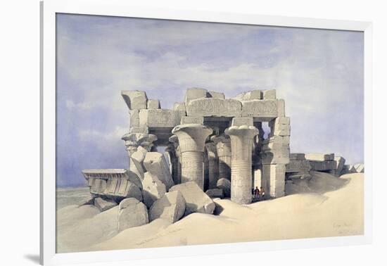 Temple of Sobek and Haroeris at Kom Ombo, 19th Century-David Roberts-Framed Giclee Print