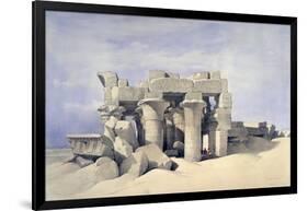 Temple of Sobek and Haroeris at Kom Ombo, 19th Century-David Roberts-Framed Giclee Print