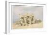 Temple of Sobek and Horuss at Kom Ombo, Egypt, 19th century-David Roberts-Framed Giclee Print